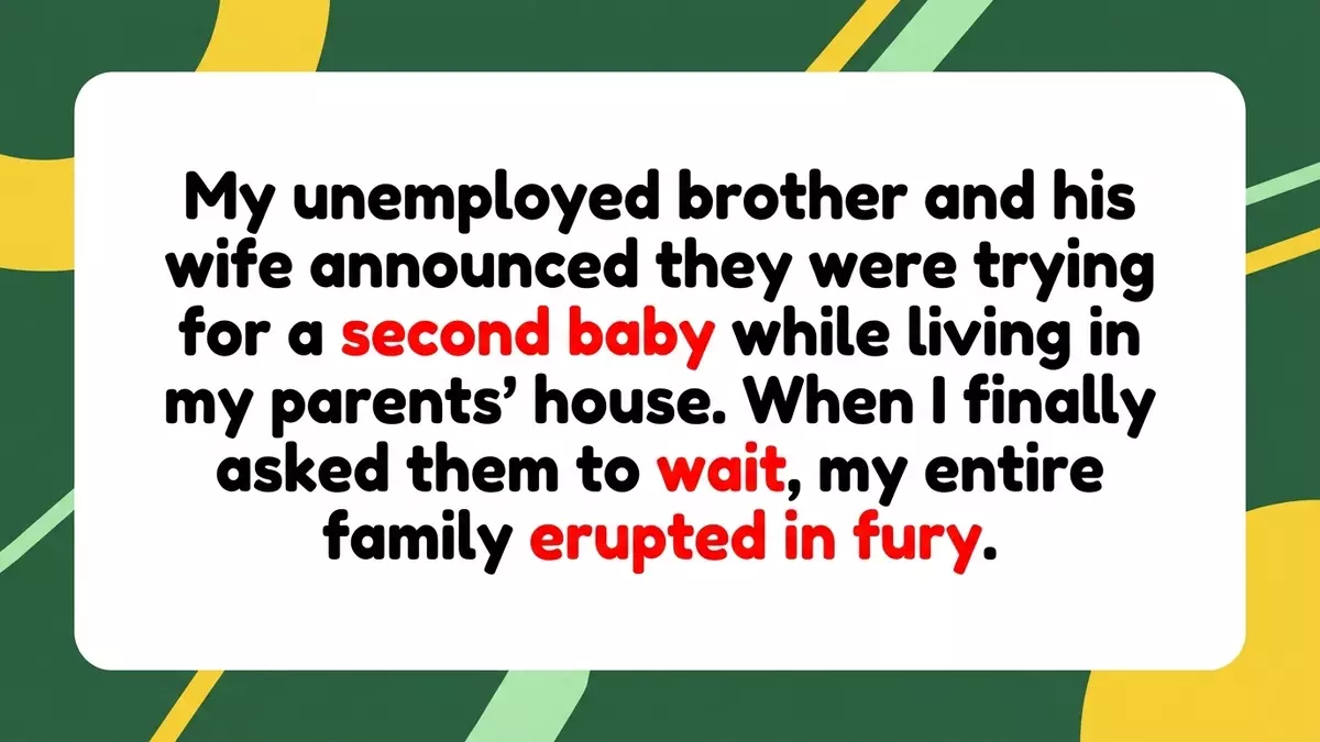 Family Feud: Student Faces Backlash After Asking Unemployed Brother to Delay Second Child