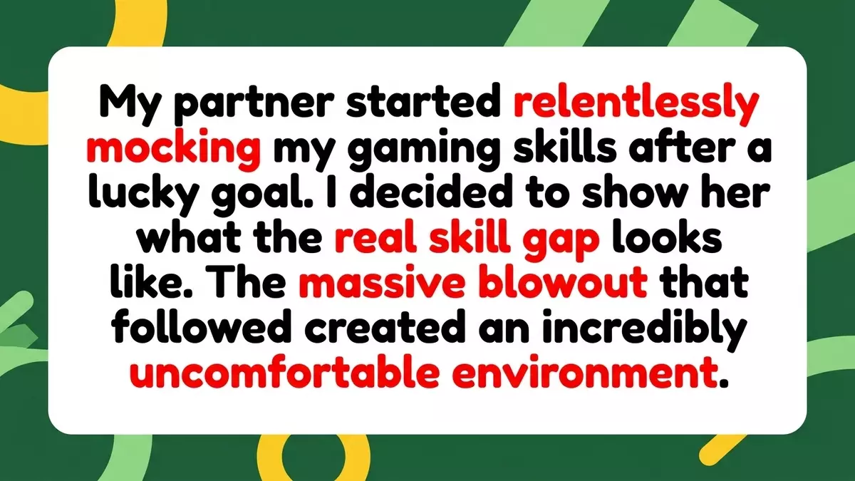Gaming Session Backfires After Partner’s Trash Talk Sparks Cold War